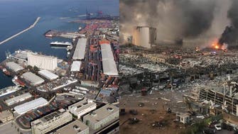 Before and after the explosion: Beirut port blast in pictures
