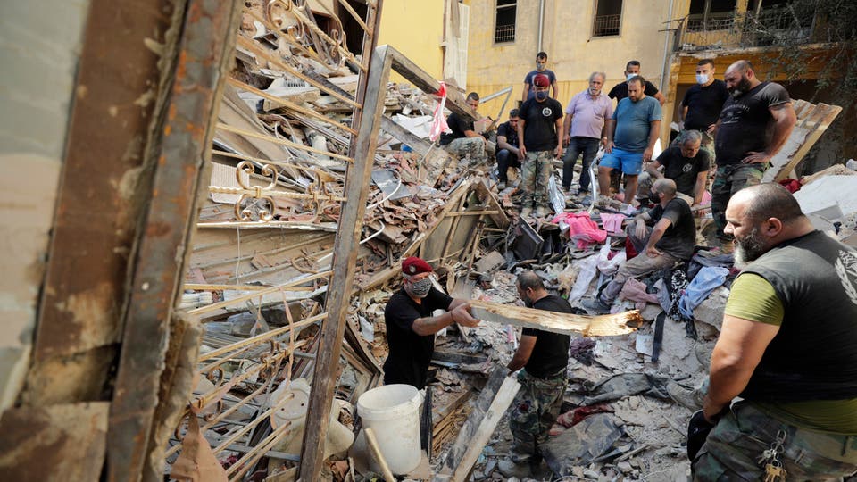 ارتفاع ضحايا انفجار مرفأ بيروت إلى 158 شهيداً حتى الآن وأكثر من 6 آلاف جريح