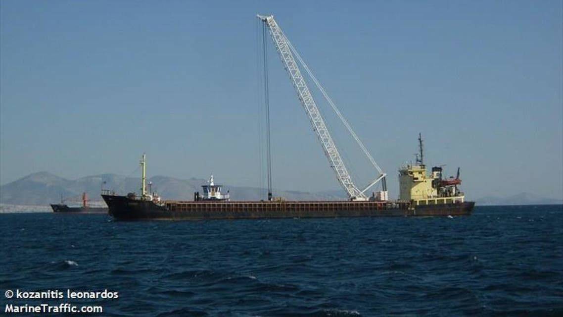 The abandoned Moldovan-flagged Rhosus tanker pictured in October 2013. (Photo credit: Kozanitis Leonardos via Marrine Traffic)