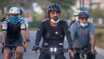 Photos: Dubai Ruler Sheikh Mohammed goes on bike ride through city