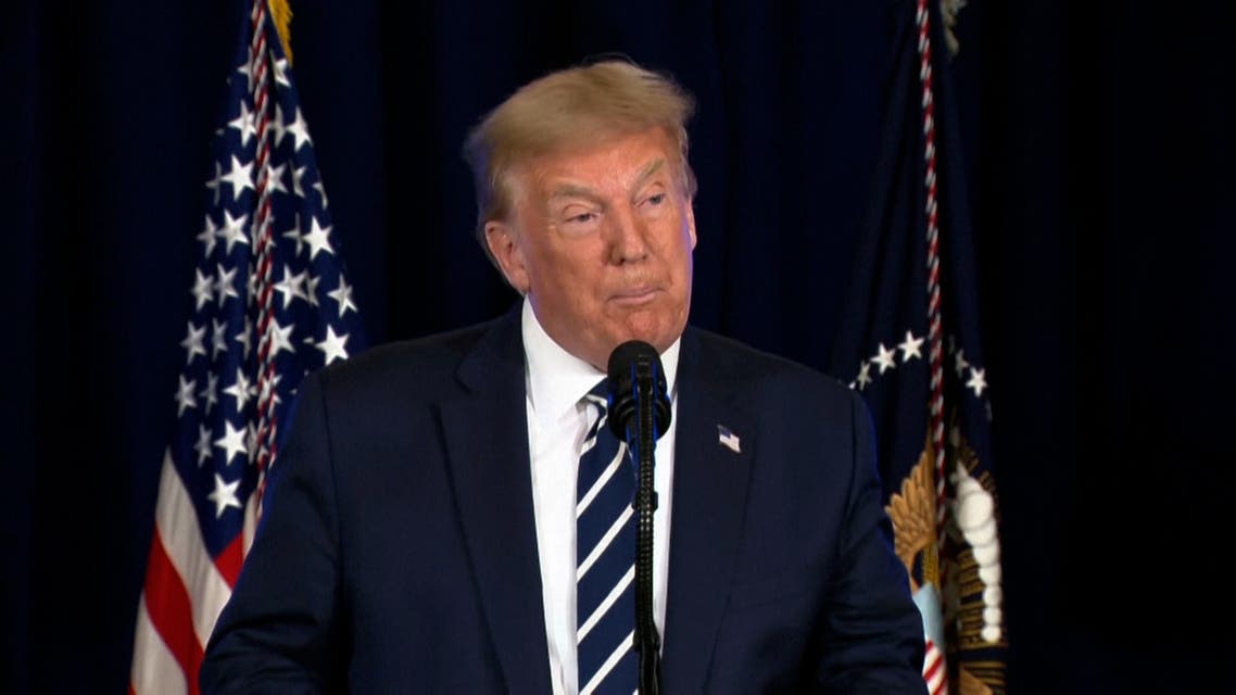 Trump says will join Beirut donor conference call Sunday