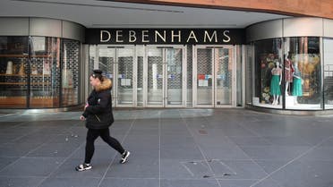 A closed Debenhams store in Liverpool, UK, amid the coronavirus pandemic. (File photo, Reuters)