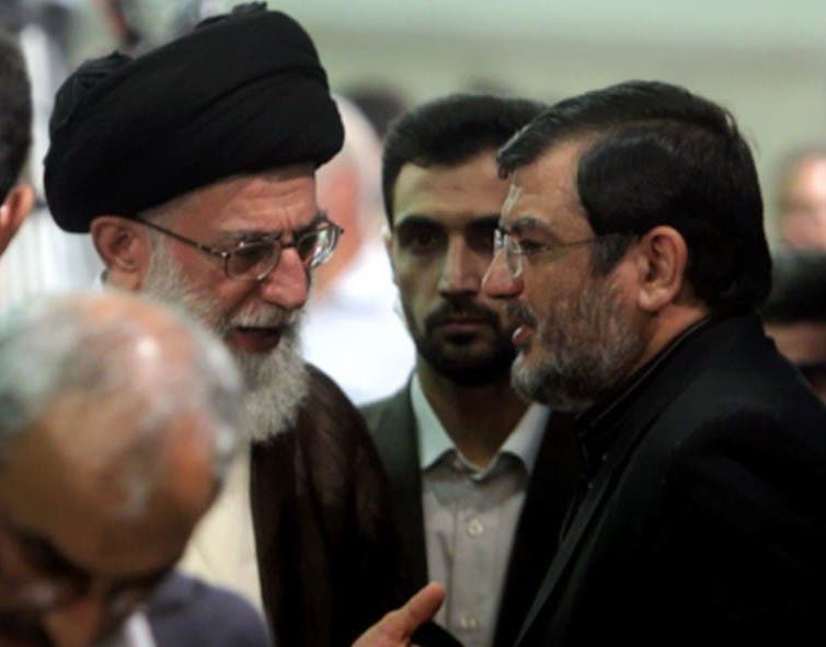 عبدالحسین روحالامینی در محسن روح الامینی و رهبر جمهوری اسلامی ایران