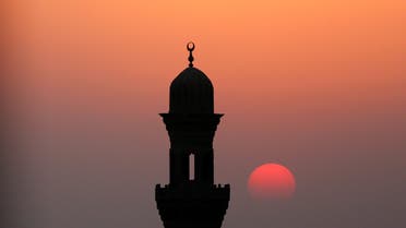 A minaret of a mosque is pictured during sunset on the first day of the New Islamic Hijri year in Cairo, Egypt in 2016. (File photo: Reuters)