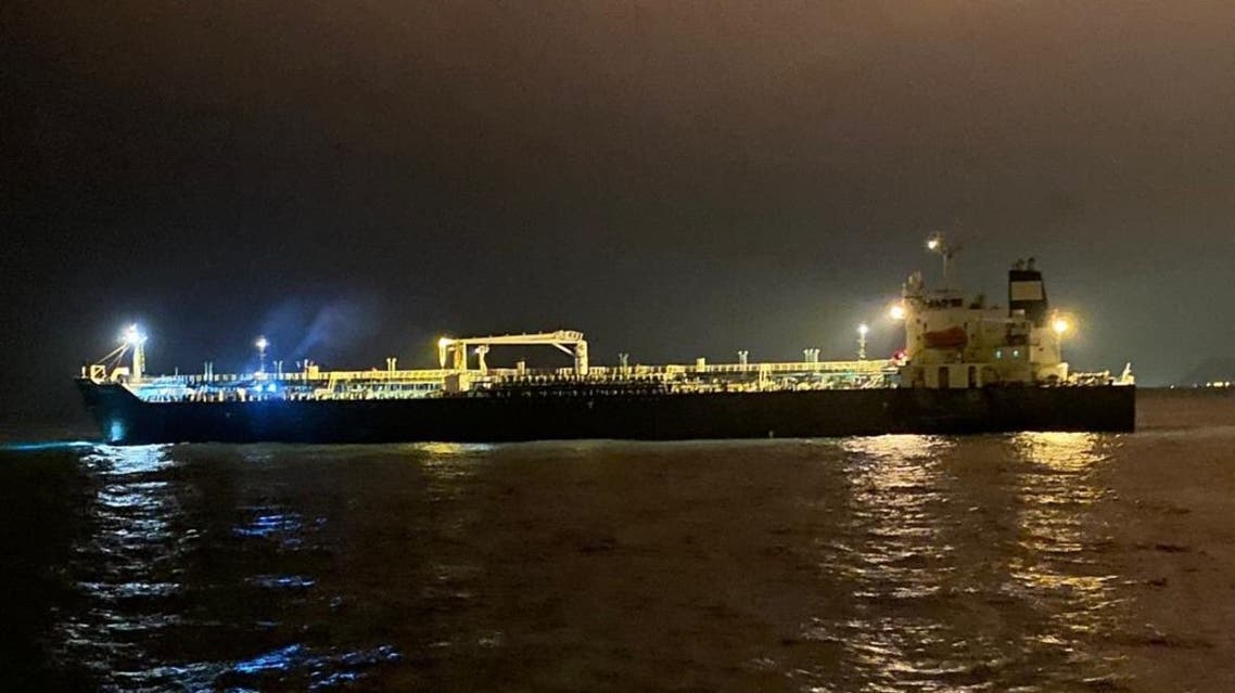 (FILES) This file handout photo released by the Venezuelan Ministry of Popular Power for Communication and Information (Minci) on May 25, 2020 shows the Iranian-flagged oil tanker Fortune arriving at the El Palito refinery in Puerto Cabello, in the northern state of Carabobo, Venezuela. The United States has seized the cargo on four tankers allegedly loaded with Iranian gasoline destined for Venezuela, the Wall Street Journal reported. The US Justice Department issued a warrant last month to seize the cargo of the tankers Bella, Bering, Pandi and Luna, tying the shipments to Iran's Revolutionary Guards, which Washington has labelled a terror group. The four ships were seized at sea and were now en route to Houston, Texas, the Journal reported on August 13, 2020, citing US officials.