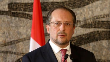 Austrian Foreign Minister Alexander Schallenberg. (AP)