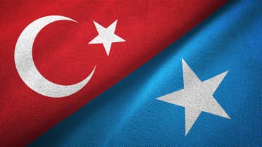 أعلام الصومال وتركيا