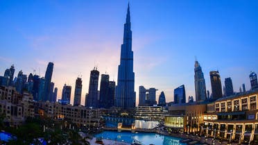 A picture taken on July 19, 2020 shows Dubai's Burj Khalifa, the tallest structure and building in the world since 2009. (AFP)