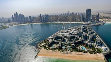 An aerial view of Dubai, United Arab Emirates. (AFP)