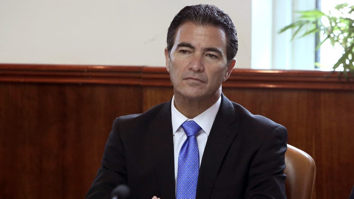 Israel's head of Mossad, Yossi Cohen, attends the weekly cabinet meeting at his office in Jerusalem on Jan. 10, 2016. (AP)