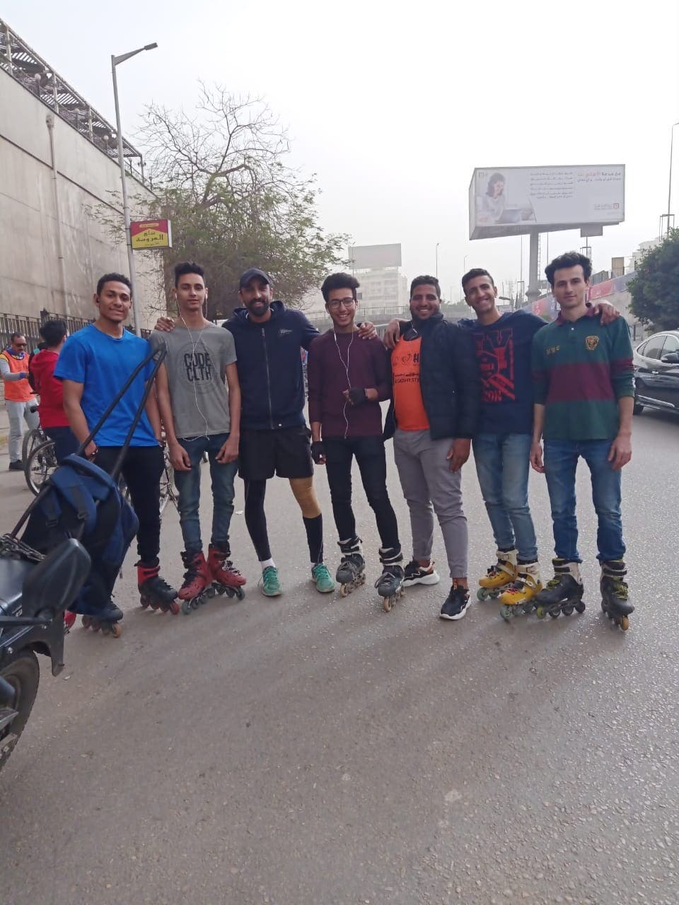إلهامي ومجموعة المتزلجين