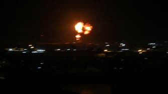 قصف إسرائيلي على غزة رداً على إطلاق بالونات حارقة