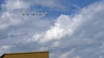 German, Israeli fighter jets fly past 1972 Munich Olympic attack site