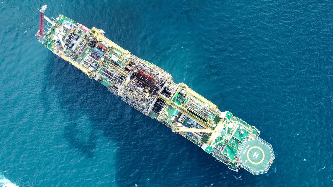 Turkey's drilling vessel Fatih sails through Bosphorus as she leaves for the Black Sea in Istanbul, Turkey May 29, 2020. Picture taken with a drone. REUTERS/Umit Bektas