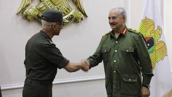  لیبیا کی فوج کے سربراہ خلیفہ حفتر کی مصر کی جنگی انٹیلی جنس کے ڈائریکٹر سے ملاقات