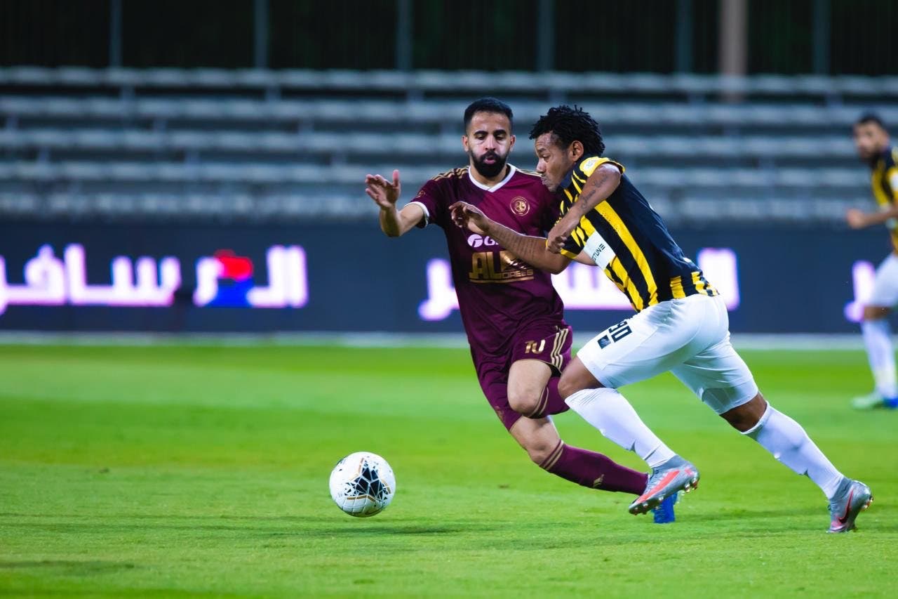 مباراة سابقة بين الاتحاد والفيصلي