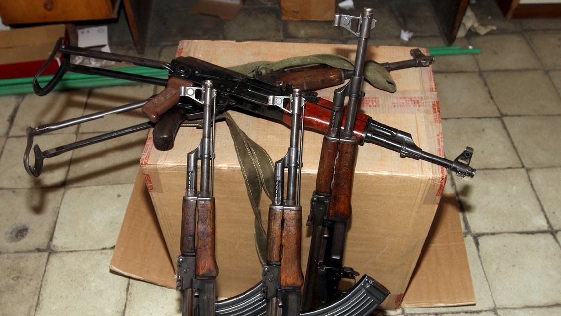 AK-47 Kalashnikov assault rifles seized by Albanian police from local crime gangs seen in Tirana, Albania, November 28, 2015. (File photo: Reuters)
