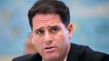 Israeli Ambassador to the United States Ron Dermer speaks to members of Congress on Capitol Hill in Washington. (File photo: Reuters)