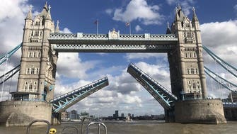 London’s iconic Tower Bridge gets stuck leading to traffic deadblocked  