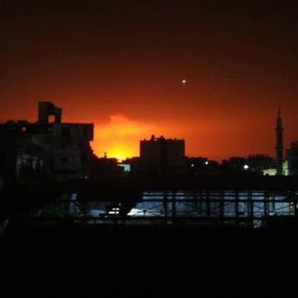 سوريا.. إخماد النيران بعد انفجار بخط النفط الرئيسي بريف دمشق