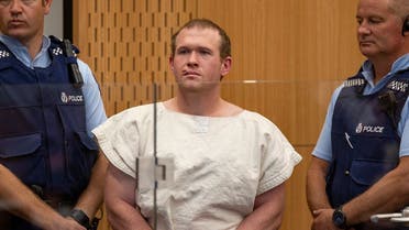 Brenton Tarrant, charged for murder in relation to the mosque attacks, is seen in the dock during his appearance in the Christchurch District Court, New Zealand March 16, 2019. (Reuters)