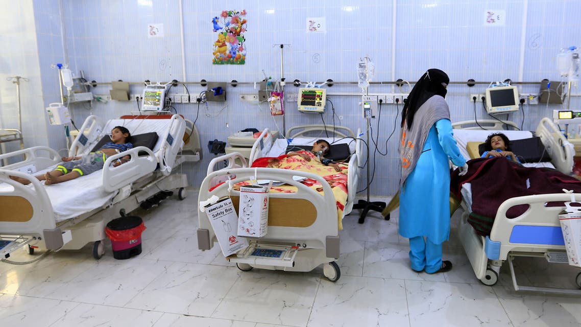 من أحد المستشفيات في صنعاء (أرشيفية- فرانس برس)