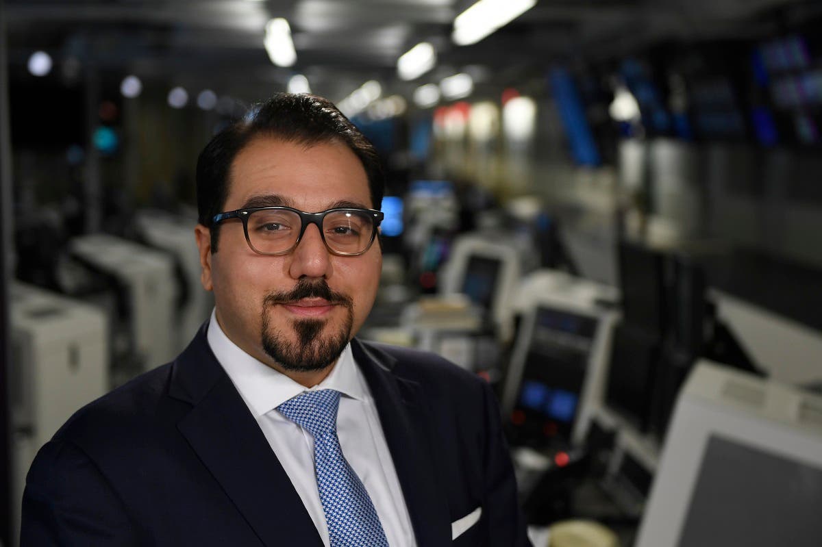 Foundation for Defense of Democracies (FDD) senior fellow Behnam Ben Taleblu poses for a photo following an interview with the Associated Press in Washington. (AP)