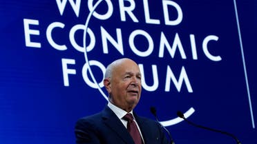 Founder and Executive Chairman of World Economic Forum Klaus Schwab speaks during a session at the 50th World Economic Forum (WEF) annual meeting in Davos, Switzerland. (Reuters)