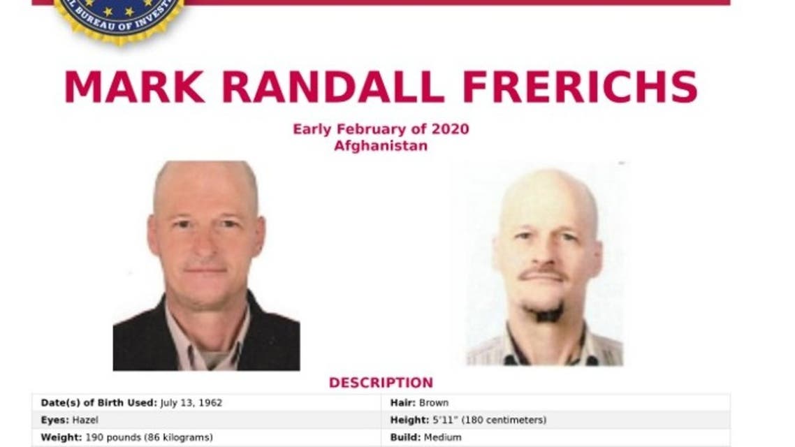 This poster image courtesy of the FBI shows the kidnapping poster for Mark Randall Frerichs. (AFP)