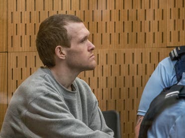 Brenton Tarrant, the gunman who shot and killed worshippers in the Christchurch mosque attacks, is seen during his sentencing at the High Court in Christchurch, New Zealand, August 26, 2020. (Reuters)
