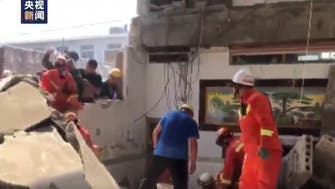انهيار مطعم من طابقين في الصين ومقتل 17 شخصاً
