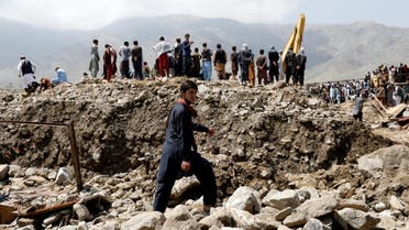 An Afghan man walks at the site after floods in Charikar, capital of Parwan province, Afghanistan August 27, 2020. (File photo: Reuters)