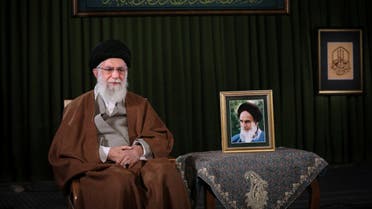 Iran's Supreme Leader Ayatollah Ali Khamenei delivers a televised speech on the occasion of the Iranian New Year Nowruz, in Tehran. (File photo: Reuters)