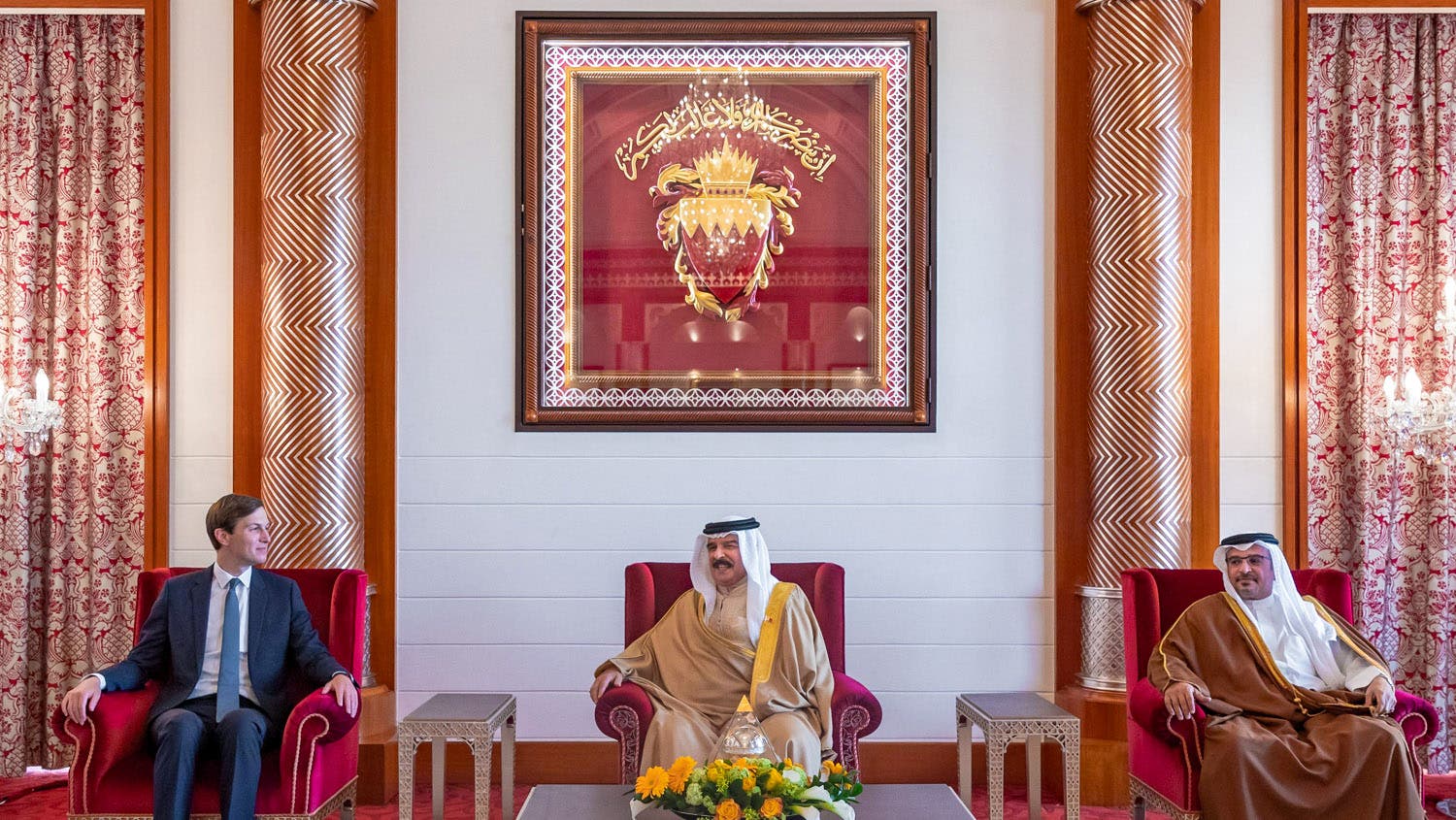الملك حمد يستقبل جاريد كوشنر في المنامة في 1 سبتمبر