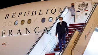 French President Macron arrives in Beirut for his second visit since blast