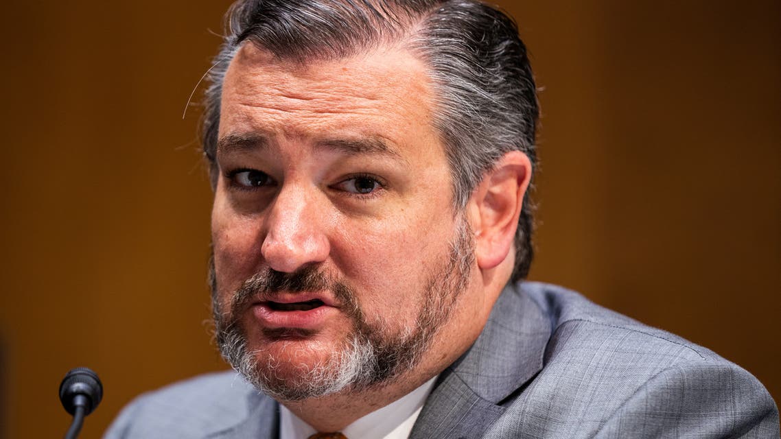 Senator Ted Cruz (R-TX) asks a question to Secretary of State Mike Pompeo during a Senate Foreign Relations Committee hearing on the State Department's 2021 budget, in the Dirksen Senate Office Building, in Washington, D.C., U.S., July 30, 2020. Jim Lo Scalzo/Pool via REUTERS