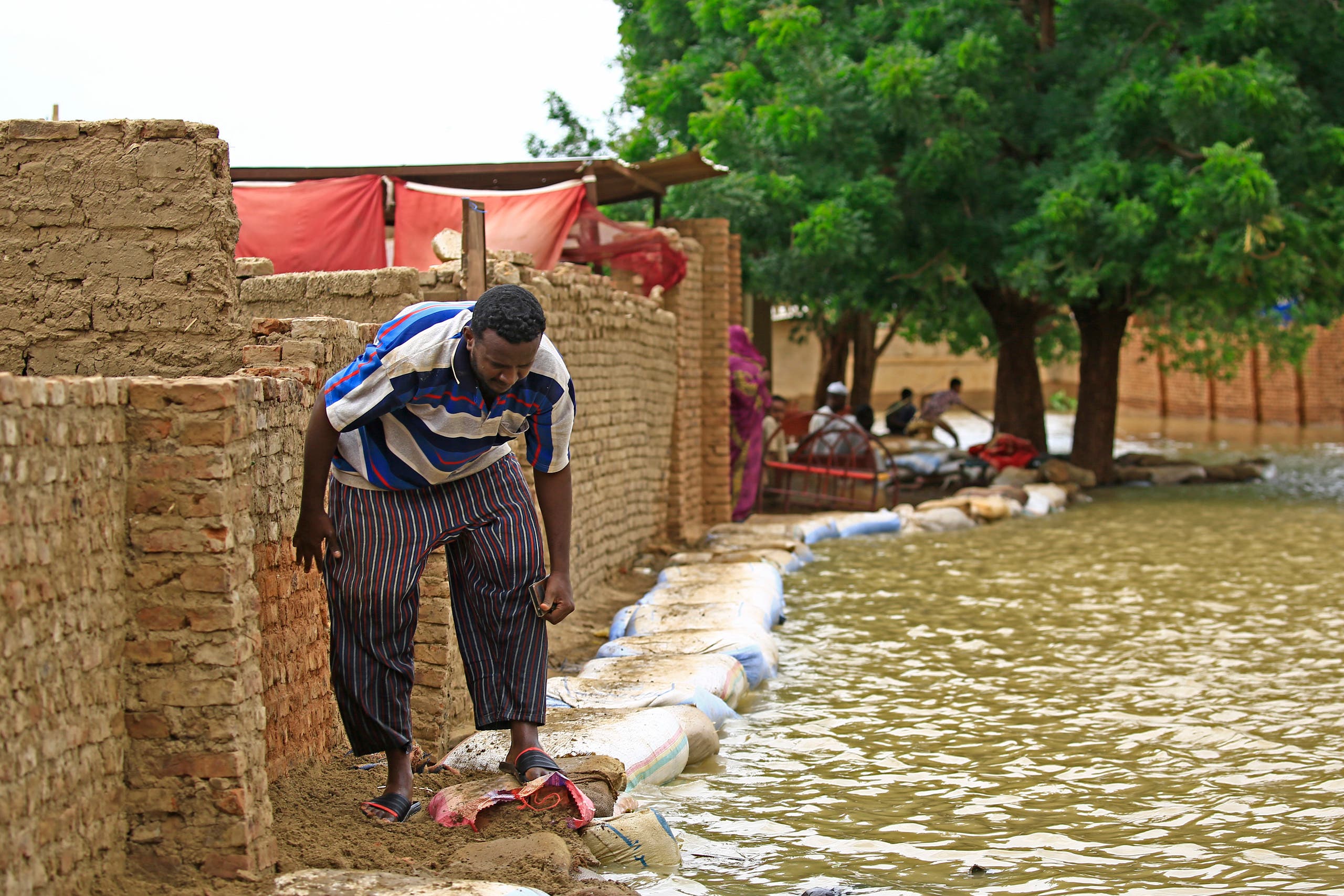 من فيضانات السودان(فرانس برس)