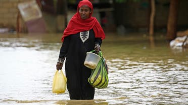 من فيضانات السودان(فرانس برس)