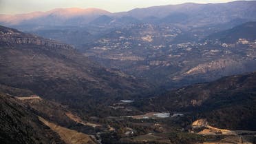 A photograph taken on November 22, 2019, shows a partial view of the Bisri Valley, southwest of the Lebanese capital Beirut. (AFP)