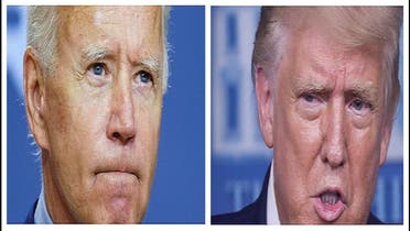 A combination picture shows democratic US presidential candidate Joe Biden and President Donald Trump. (Reuters)