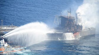 Ships, aircraft fight new fire on oil tanker off Sri Lanka
