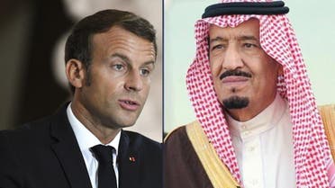 Shah Salman and Emmanuel Macron
