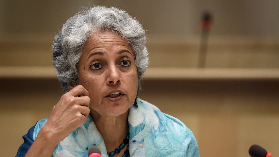 World Health Organization (WHO) Chief Scientist Soumya Swaminathan, July 3, 2020. (AFP)
