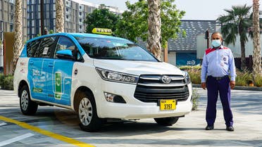 A Dubai van taxi from Hala. (Supplied)