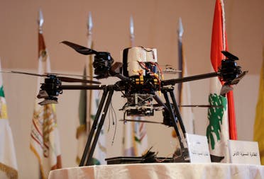 طائرة مسيرة إسرائيلية تم ضبطها فوق بيروت في سبتمبر 2019