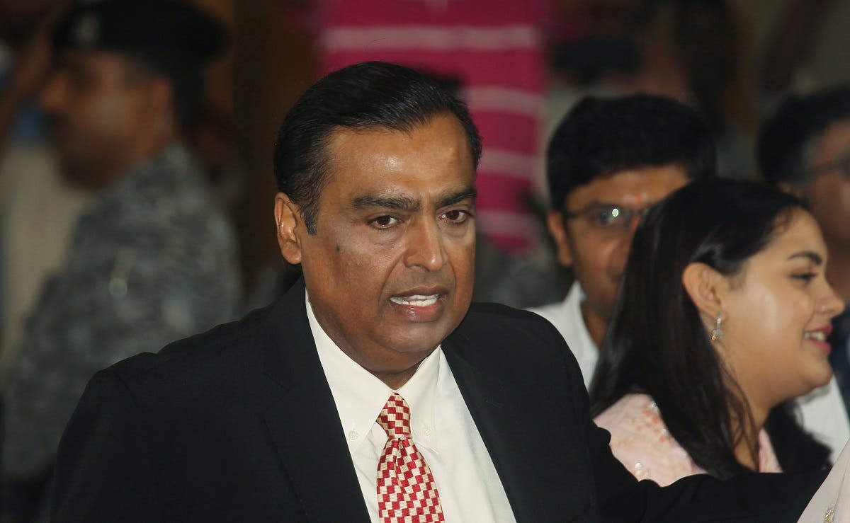 Mukesh Ambani, Chairman and Managing Director of Reliance Industries, attends the company’s annual general meeting in Mumbai, India. (Reuters)