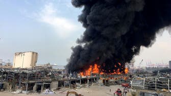 Fire erupts in Beirut port over a month after deadly explosion