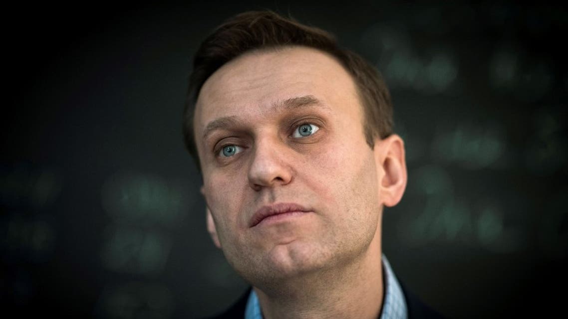 Russian opposition leader Alexei Navalny during an interview with AFP at the office of his Anti-corruption Foundation (FBK) in Moscow. (File photo: AFP)