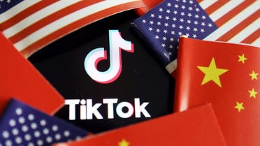 US and China flags are seen near a TikTok logo in this illustration. (File Photo: Reuters)