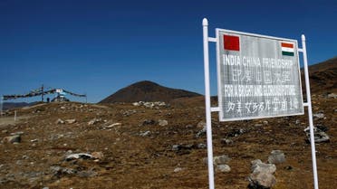 2020-09A signboard is seen from the Indian side of the Indo-China border at Bumla, in the northeastern Indian state of Arunachal Pradesh. (File photo: Reuters)-02T061846Z_72891264_RC26QI9M1SR2_RTRMADP_3_INDIA-CHINA-BORDER